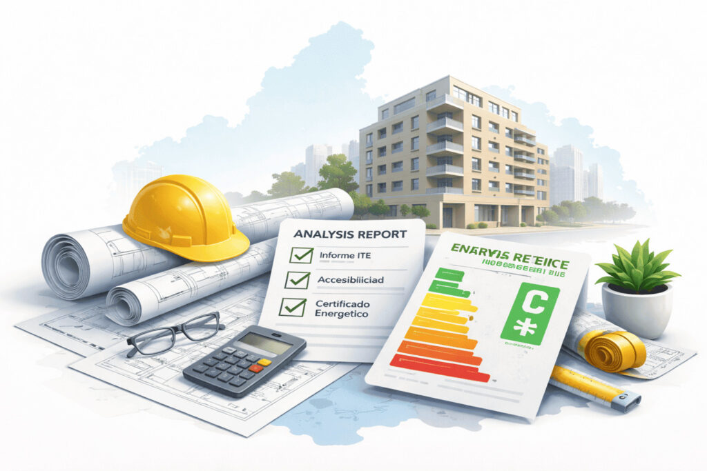 Informe de evaluacion del edificio Comunidad de Madrid